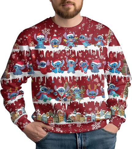 Funny Pet Knit Christmas Sweater Women, Pet Lovers Men Christmas Long Sleeve Pullover Sweatshirt in Kuwait