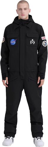 GSOU SNOW Ski Suits Women Men One Piece Snow Suits Waterproof Windproof Men Snowsuit Insulated Ski Jumpsuit for Snow Sports in Kuwait