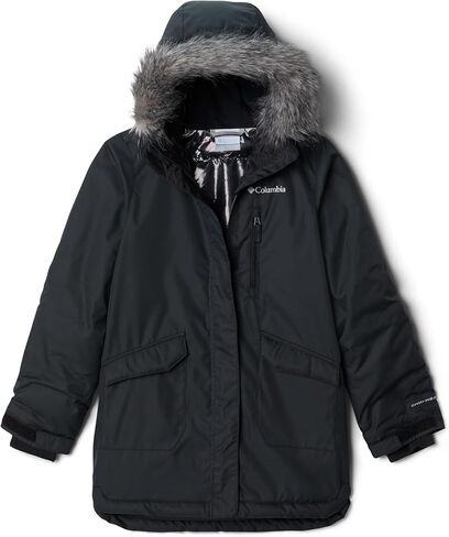 Columbia Youth Suttle Mountain II Long Insulated Jacket, Black, Medium in Saudi Arabia