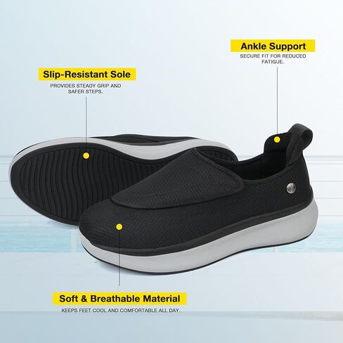 ORTOREX Men Orthopedic Diabetic Walking Sneakers Edema Shoes for Swollen Feet in Saudi Arabia