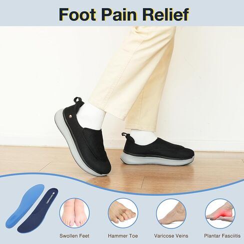 ORTOREX Men Orthopedic Diabetic Walking Sneakers Edema Shoes for Swollen Feet in Saudi Arabia