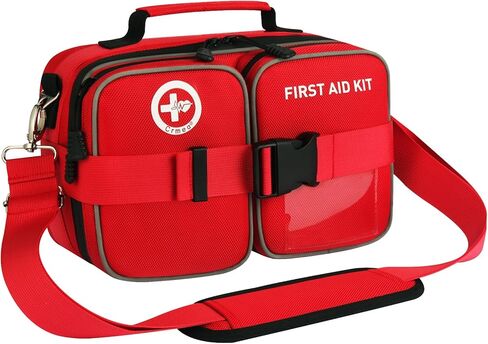516 Piece First Aid Kit for Car, Travel & Home - Large Professional Waterproof Compact Labeled Emergency Kit with Molle Shoulder Strap Backpack for Camping, Hiking & Survival in Saudi Arabia