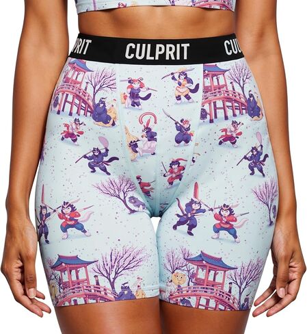 ملابس داخلية Culprit LadyBoxers ملابس داخلية نسائية من Micromodal، تغطية كاملة ناعمة مسامية وغير قابلة للركوب، درزة داخلية 5 بوصات in Kuwait
