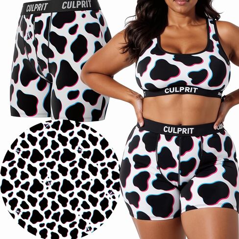 ملابس داخلية Culprit LadyBoxers ملابس داخلية نسائية من Micromodal، تغطية كاملة ناعمة مسامية وغير قابلة للركوب، درزة داخلية 5 بوصات in Kuwait