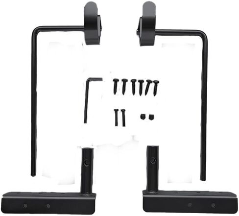 LEVELette Adjustable Curtain Rod Bracket: Hang Your Curtains with Ease. Two Piece Curtain Rod Bracket mounts to Your Wood Window Trim. Pair of Brackets. (Oil Rubbed Bronze) in Saudi Arabia