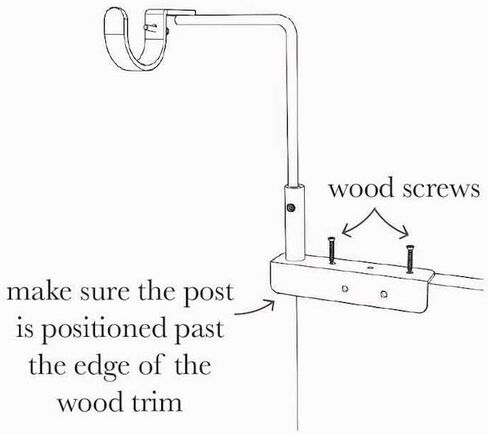 LEVELette Adjustable Curtain Rod Bracket: Hang Your Curtains with Ease. Two Piece Curtain Rod Bracket mounts to Your Wood Window Trim. Pair of Brackets. (Oil Rubbed Bronze) in Saudi Arabia