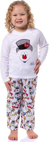 INTIMO Frosty the Snowman Multiple Girl's Christmas Sleep Tossed Print Pajama Set For Kids in Saudi Arabia