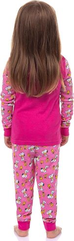 INTIMO Peanuts Pajamas Toddler Girls' Snoopy and Woodstock Tight Fit Sleep Set in Saudi Arabia