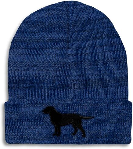 Speedy Pros Beanies for Men Black Labrador Retriever Lab Embroidery Skull Cap Winter Hats for Women Acrylic One Size in Saudi Arabia