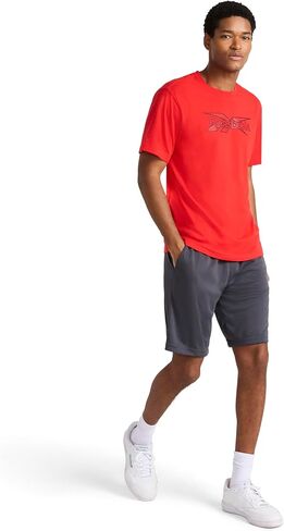 Reebok Men's Point Guard 9" Short, Standard Fit, Lightweight Breathable Mesh Fabric in Saudi Arabia