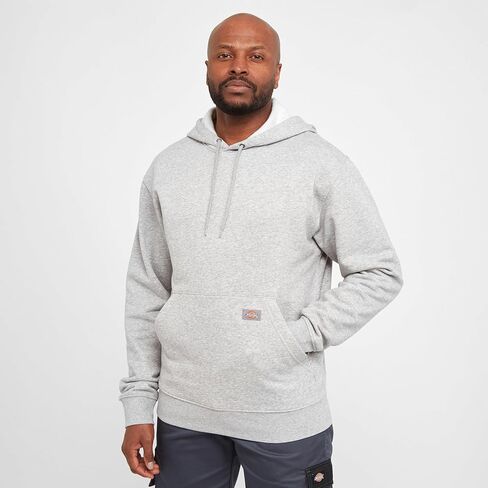 Dickies Men's Pullover Fleece Hoodie, Heather Gray, Large in Saudi Arabia