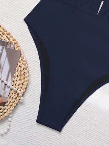 Womens High Stretch Criss-Cross One Piece Swimsuit Plunging Neck Backless Monokini for Beach and Vacation in Saudi Arabia