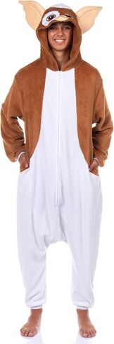 INTIMO Gremlins Gizmo Kigurumi Adult Hooded Costume Fleece Union Suit Pajama Loungewear in Saudi Arabia