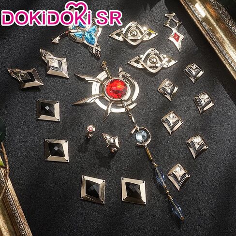 أزياء كيرا كيرا أناكسا التأثيرية Doki-SR مجموعة كاملة من لعبة هونكاي: ستار رايل أناكسا أزياء الهالوين للنساء in Kuwait