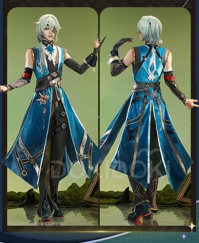 أزياء كيرا كيرا أناكسا التأثيرية Doki-SR مجموعة كاملة من لعبة هونكاي: ستار رايل أناكسا أزياء الهالوين للنساء in Kuwait