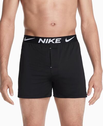 ملابس داخلية بوكسر أساسية من نسيج محبوك قابل للتمدد من Nike للرجال (3 عبوات) in Saudi Arabia