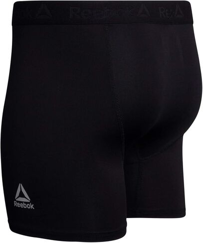 Reebok Men's Boxer Briefs - 4 Pack Soft Performance Boxers for Men with Fly Pouch - Quick Dry Active Mens Underwear Pack S-XL, Size Large, Blacks in Saudi Arabia