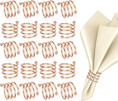 Silver Napkin Rings Set of 12, Round Metal Napkin Ring Holder, Napkin Cloth Holder Rings Gold Halloween Fall Thanksgiving Christmas Valentine Thankful Napkin Rings Coffee Dining Wedding Table Decor in Kuwait