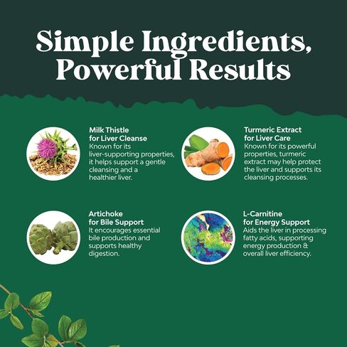 Natures Craft التطهير العشبي لإزالة السموم من الكبد صمغ دعم الكبد صمغ الحليب الشوك مع مستخلص الخرشوف والكركمين والكرنتين - نباتي وغير معدّل وراثيًا - الليمون الحلو (45 حصة) in Saudi Arabia