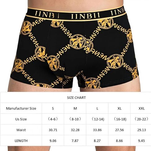 3 قطع من سراويل الملاكم العصرية للرجال، سراويل داخلية منخفضة الارتفاع، ملابس داخلية مطبوعة بحروف جديدة، ملابس داخلية ناعمة ومطاطة باللون الأسود والذهبي مختلط الألوان in Saudi Arabia