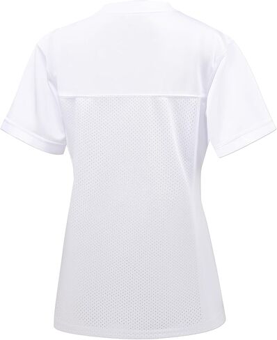 قميص كرة قدم نسائي فارغ، قمصان كرة قدم شبكية للسيدات، قمصان كرة قدم أمريكية للبالغين S-2XL in Kuwait