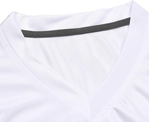 قميص كرة قدم نسائي فارغ، قمصان كرة قدم شبكية للسيدات، قمصان كرة قدم أمريكية للبالغين S-2XL in Kuwait