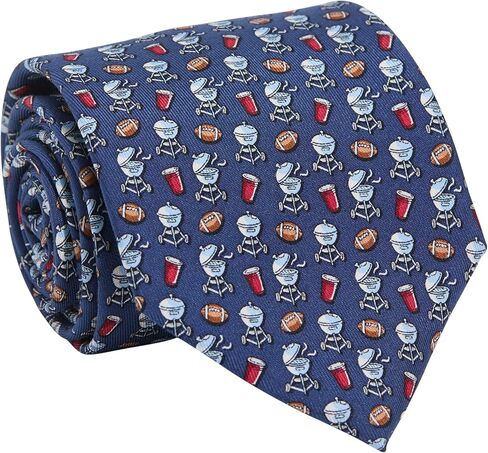 vineyard vines Tailgate Printed Tie, Moonshine, 58 in Saudi Arabia