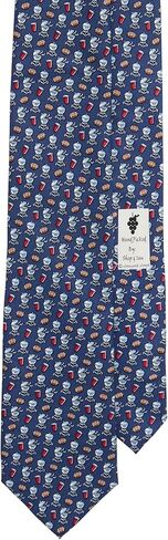 vineyard vines Tailgate Printed Tie, Moonshine, 58 in Saudi Arabia