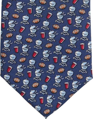 vineyard vines Tailgate Printed Tie, Moonshine, 58 in Saudi Arabia
