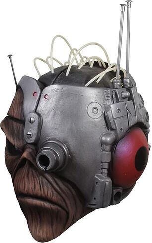 Trick Or Treat Studios Iron Maiden Somewhere In Time Eddie Adult Latex Costume Mask in Saudi Arabia