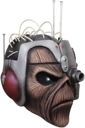 Trick Or Treat Studios Iron Maiden Somewhere In Time Eddie Adult Latex Costume Mask in Saudi Arabia