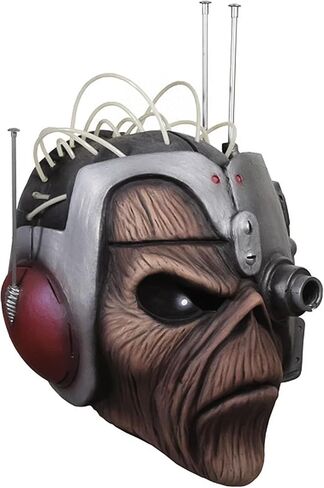 Trick Or Treat Studios Iron Maiden Somewhere In Time Eddie Adult Latex Costume Mask in Saudi Arabia