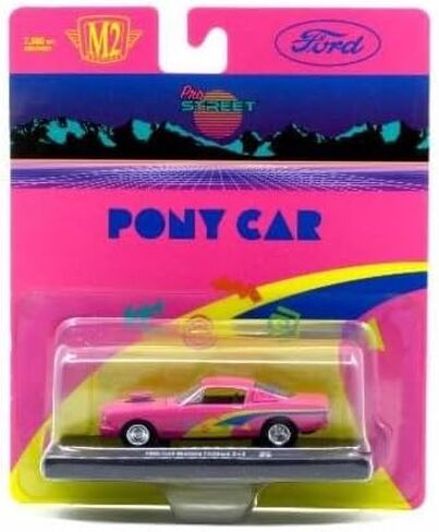 M2 Machines AutoDrivers – 1966 موستانج فاستباك 2+2 وردي – مقياس 1:64 – 11228-S07 25-32 in Kuwait