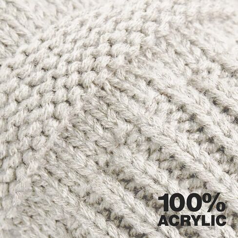 Womens Winter Beanie Hat Soft Stretch Cable Knit Slouchy Warm Comfortable Fashion Accessory for Cold Weather in Saudi Arabia