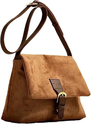 Classic Messenger Bag Cute Crossbody Bag Vintage Velvet Shoulder Bag Kawaii Purse with Upgraded Features Travel Essentials in Saudi Arabia