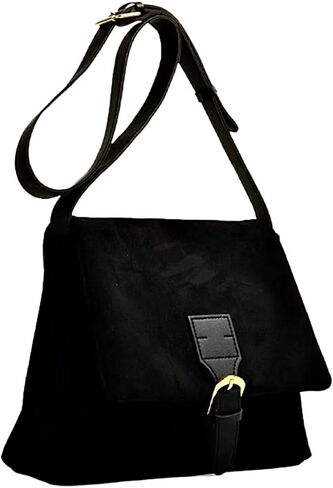 Classic Messenger Bag Cute Crossbody Bag Vintage Velvet Shoulder Bag Kawaii Purse with Upgraded Features Travel Essentials in Saudi Arabia