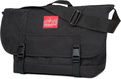 Manhattan Portage Downtown NY Messenger Bag (LG) Features Packed In Cordura High Performance Polyester (Black) in Saudi Arabia