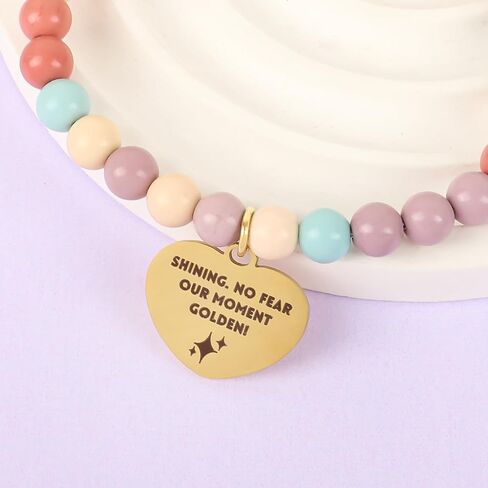 KPop Bracelet Merch Natural Stone Kpop Bracelets Stuff Christmas Birthday K pop Jewelry Gifts Cosplay Outfits for Girlfriend Daughter Best Friend Sister Fans in Saudi Arabia