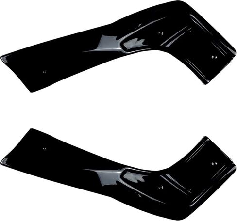 Compatible for Mercedes Benz CLA Class C118 CLA35 CLA45 AMG 2020 Rear Bumper Side Splitter Spoiler Lip Cover Trim by Gloss Black in Saudi Arabia