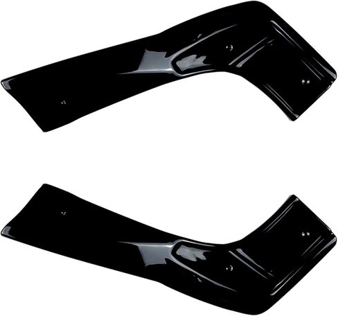 Compatible for Mercedes Benz CLA Class C118 CLA35 CLA45 AMG 2020 Rear Bumper Side Splitter Spoiler Lip Cover Trim by Gloss Black in Saudi Arabia