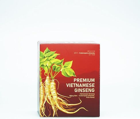 Premium Vietnamese Ginseng Slices with Honey – Energy & Performance Support, Immune Health & Focus – No Capsules, No Bitter Powder, only Soft Chew Ginseng with Honey, 100% Natural, 180g Jar in Saudi Arabia