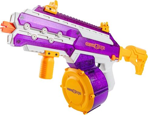 Sirius Gel Ball Blaster Gun 220 إطارًا في الثانية (حجم XL) ، بندقية حبة مياه كهربائية كاملة مع 1500 MAG ، بطارية 1800mAh قابلة للشحن ، لعبة الكرة الرش لمدة 14+ والبالغين (الأرجواني) in Kuwait