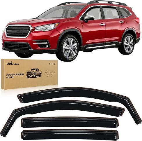 Nilight Durable in Channel Rain Guards for Honda CRV 2017 2018 2019 2020 2021 2022 Window Deflectors,Vent Window Visors-4pcs in Saudi Arabia