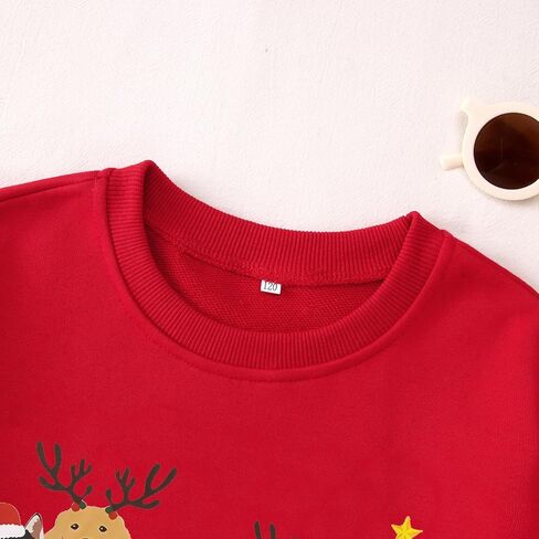 أطفال الكلب عيد الميلاد البلوز الفتيات الفتيان الكلاب الجرافيك Crewneck قميص عيد الميلاد عطلة هزلي عشاق البلوز أعلى 6-11Y in Kuwait