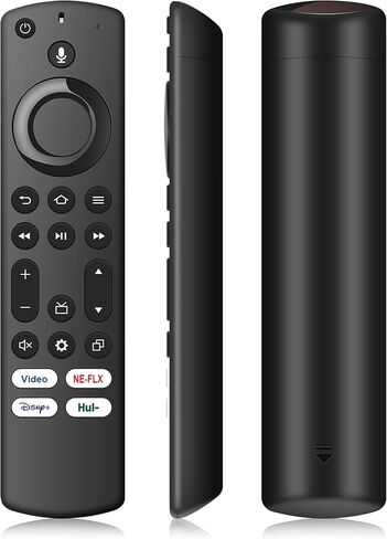 بديل L5B83G (الجيل الثالث) جهاز التحكم عن بعد الصوتي Fire AMZ Smart Tvs مناسب لأجهزة التلفاز الذكية Lite، Cube (الجيل الأول والإصدارات الأحدث)، عصا أجهزة التلفاز الذكية (الجيل الثاني، الجيل الثالث، Lite 4K) in Kuwait