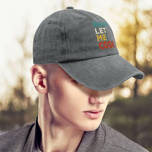 Bruhs Let Me Cook Sun Hats Funny Caps for Dad in Saudi Arabia