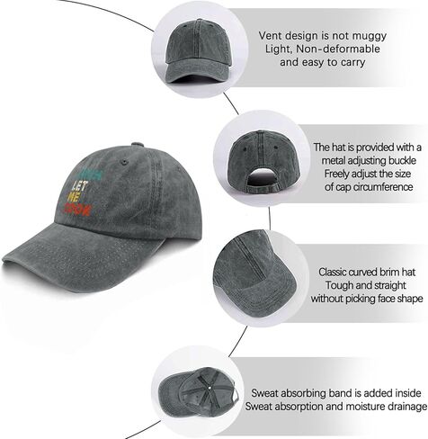 Bruhs Let Me Cook Sun Hats Funny Caps for Dad in Saudi Arabia