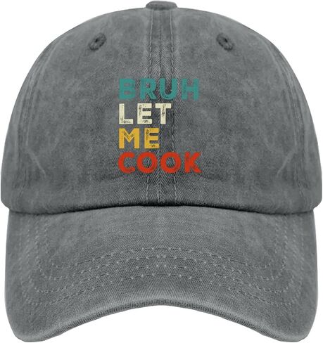 Bruhs Let Me Cook Sun Hats Funny Caps for Dad in Saudi Arabia