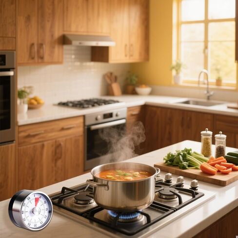 Timer - 60-Min Classroom & Kitchen Countdown Clock, Magnetic Backing, No Batteries in Saudi Arabia