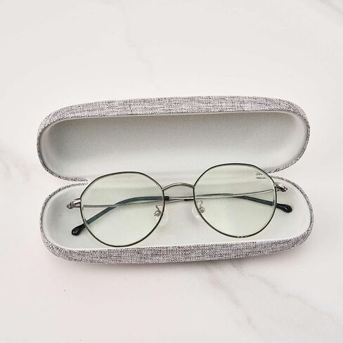 1Pcs Sunglasses Case, Linen Fabrics Hard Shell in Saudi Arabia